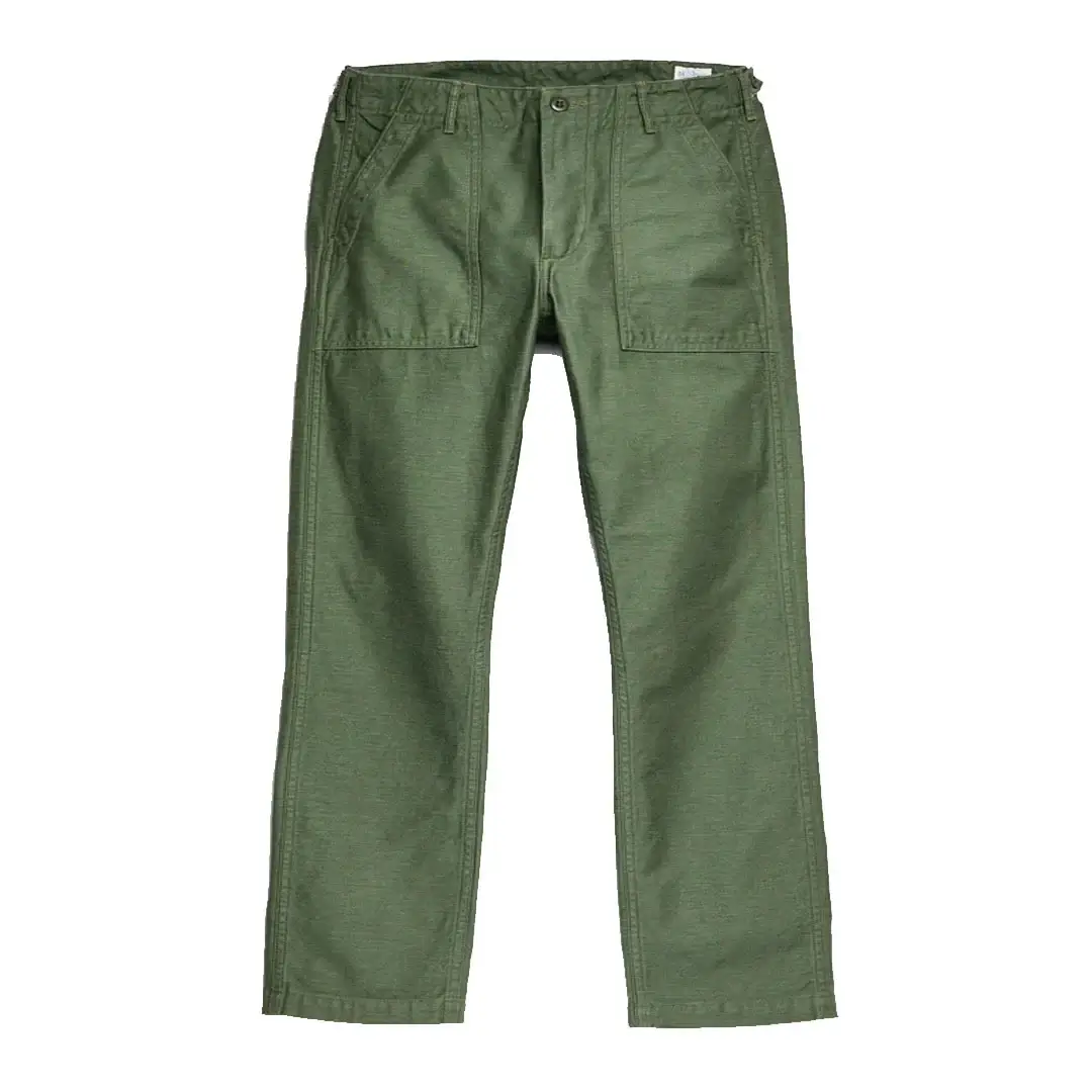OrSlow Slim Fatigue Pants in Army - orSlow