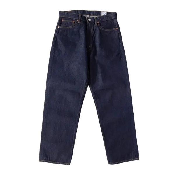orSlow 101 Dad's Fit Denim - Black Denim Stone Front