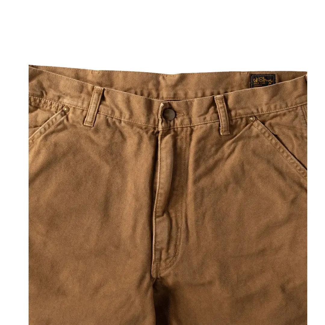 orSlow Dad's Fit Oxford Painter Pants - Brown